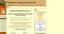 Desktop Screenshot of freelance-writing-success.com